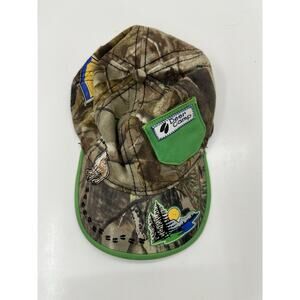 Paramount Outdoors Childrens Hat Camo Deer Camp Outdoor Adjustable Cap VTG